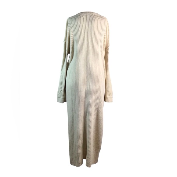 Free People Beach Cream Hailee Sweater Dress, L, EUC - Picture 6 of 8